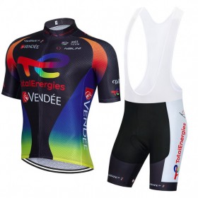 Fietskleding (Fietsshirt + Korte Koersbroek) 2021 Team TotalEnergies N002